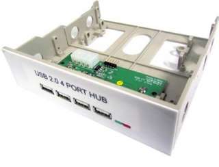 25” Internal Front Panel 4 Port USB 2.0 Hub for PC  