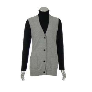 Sutton Studio Womens All Cashmere Cardigan Vest Sweater  