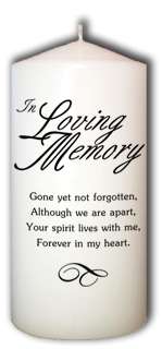 In Loving Memory Candles from Goody Candles Photo Candles