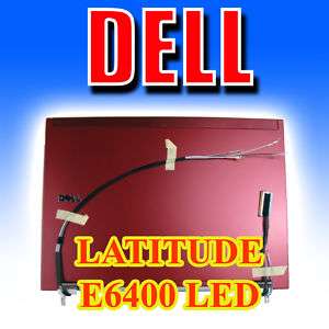 DELL Latitude E6400 LED LCD Back Lid Cover Cherry GN228  