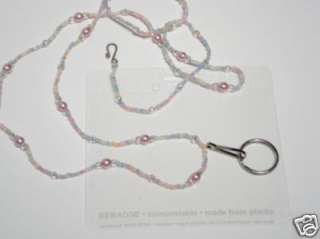 Fair Trade Beaded ID Lanyard  Badge Holder Handcrafted Other Jewelry 