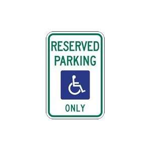    R7 8MI Michigan State Handicap Parking Sign 12x18