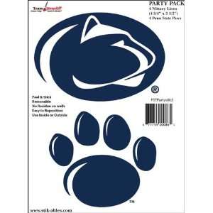  Penn State Lion and Paw Party Pack Stik ables