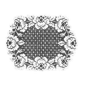 Heritage Lace Cottage Rose 14 Inch by 20 Inch Placemat, Ecru, Set of 2
