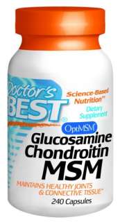 Glucosamine Chondroitin MSM   240 caps   Doctors Best  
