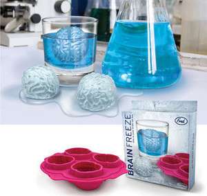 Silicon Brain Shape Cool Ice Cube Tray Mold Maker Mould  