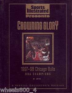 Sports Illustrated 1997 1998 NBA Champions Chicago Bulls Jordan Hard 