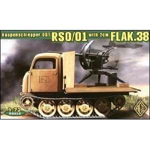   Vehicle w/2cm Flak 38 Gun & Photo Etched 1 72 Ace Models Toys & Games