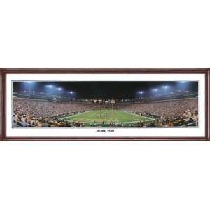 Green Bay Packers   Monday Night   Framed Panoramic Print  