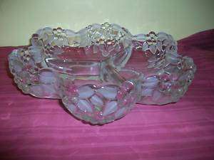 VINTAGE MIKASA GLASS CRYSTAL BOWL MADE IN GERMANY  