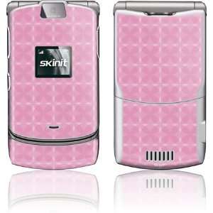  Cross My Heart Pink skin for Motorola RAZR V3 Electronics