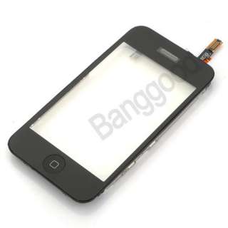   Touch Screen Digitizer + Mid Frame Bezel + Home Button Assembly  