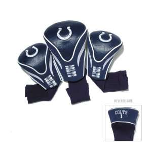  BSS   Indianapolis Colts NFL 3 Pack Contour Fit Headcover 