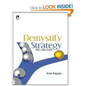   Strategy Text And Cases (9788125939085) Dr. Amit Kapoor Books