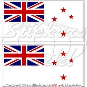  NEW ZEALAND Naval Ensign NAVY Flag RNZN 4,3 (110mm) Vinyl 