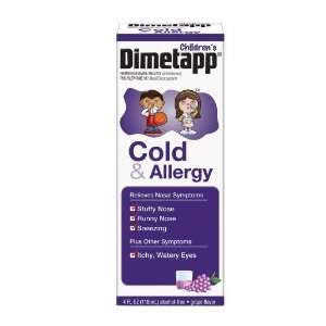  Dimetapp Cold & Allergy Grape Childrens 6 years+ 8 oz 