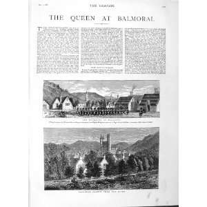  1882 QUEEN BALMORAL CASTLE BALLATER CRATHIE CHURCH