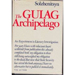  Gulag Archipelago (9780060805036) Aleksandr Isaevich 