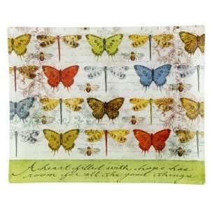  Prima Donna Designs Butterflies 10 Inch by 8 Inch Plate 