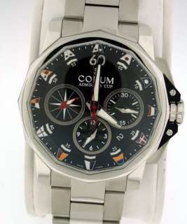 Corum Admirals Cup Competition Chronograph with Date $8,800.00 NEW 
