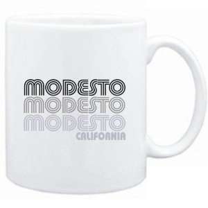 Mug White  Modesto State  Usa Cities 