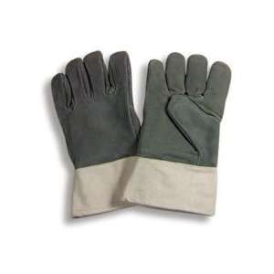   Heat Resistant Gloves With Flame Proof Cotton Cuff And Winged Thumb