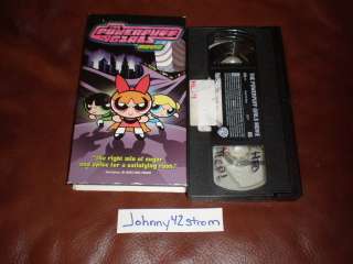 VHS The Powerpuff Girls Movie 2002 Cartoon Network Rare 085392301737 