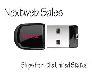 NEW SanDisk 8GB 8 GB Cruzer Fit SD USB Micro USB Flash Pen Drive 