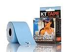 kt tape original precut 20 strip roll light blue kinesiology