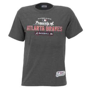   Adults AC MLB Property of Atlanta Braves T shirt