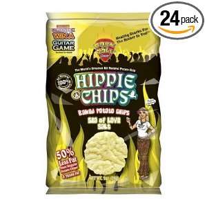 Hippie Chips Potato Chips   Sea Salt Gluten Free, 1 Ounce (Pack of 24 