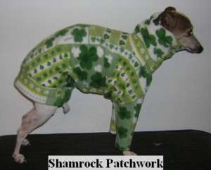 ST PATRICK PATCH ITALIAN GREYHOUND CHINESE CRESTED PJ  