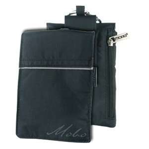  Mobo Black with Gray stripe Pocketbook Cell Phone Bag with 