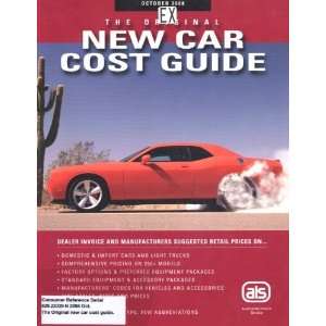   Car Cost Guide October 2008 Automobile Invoice Service (AIS) Books