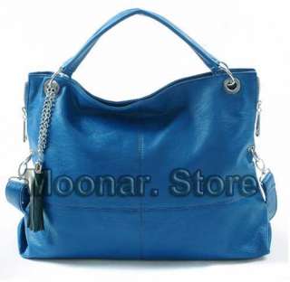 Women Designer PU Leather Hobo Clutch Handbag Shoulder Totes Bag Purse 