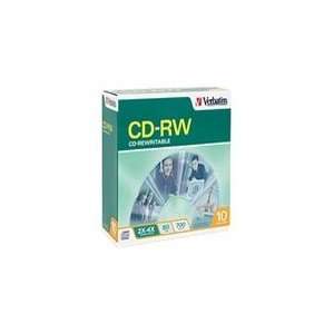  Verbatim 4x CD RW Media Electronics
