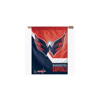 WASHINGTON CAPITALS Team Logo Weather Resistant 27 by 37 VERTICAL 