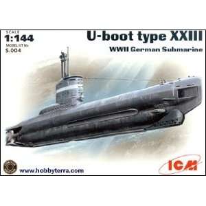   WWII U Boat Type XXIII German Submarine (Plastic Models) Toys & Games