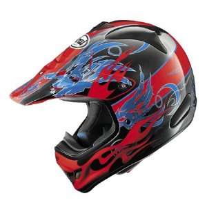  Arai VX Pro 3 Wing Flame Full Face Helmet Medium  Red 