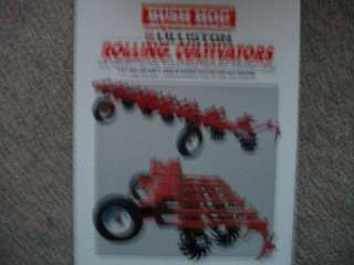 Vintage Bush hog Rolling Cultivators sales brochure  