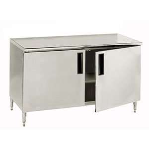   Base Stainless Steel Work Table with Hinged Doo