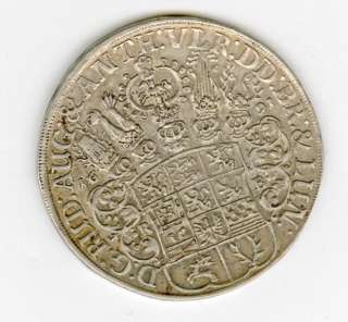 German Coin 1691 Silver Brunswick Luneburg XF  