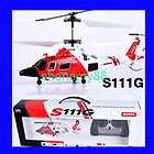 SYMA S111G Coast Guard Rescue RC 3.5CH Gyro Helicopter Mini Infrared 
