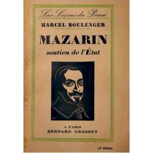  Mazarin Soutien de lEtat M Boulenger Books
