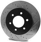 04 08 Ford F150 4x4 Cross Drilled Slotted Brake Rotors With Hub F+R 