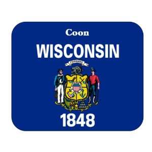    US State Flag   Coon, Wisconsin (WI) Mouse Pad 
