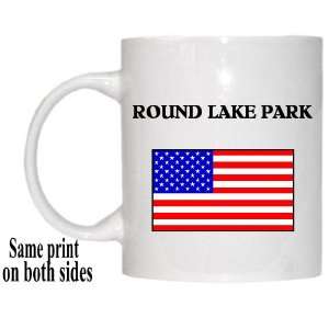    US Flag   Round Lake Park, Illinois (IL) Mug 