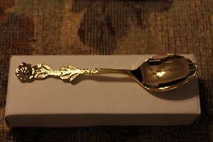 rose gold plate demi serving spoon  