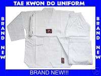 BRAND NEW WHITE TAE KWON DO TAEKWONDO UNIFORM SIZE 2  