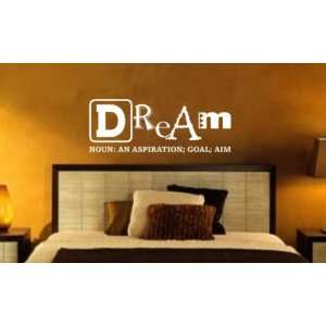  Definintion Wall Decal Sticker Meaning Dreams Sleep Goal Inspiration